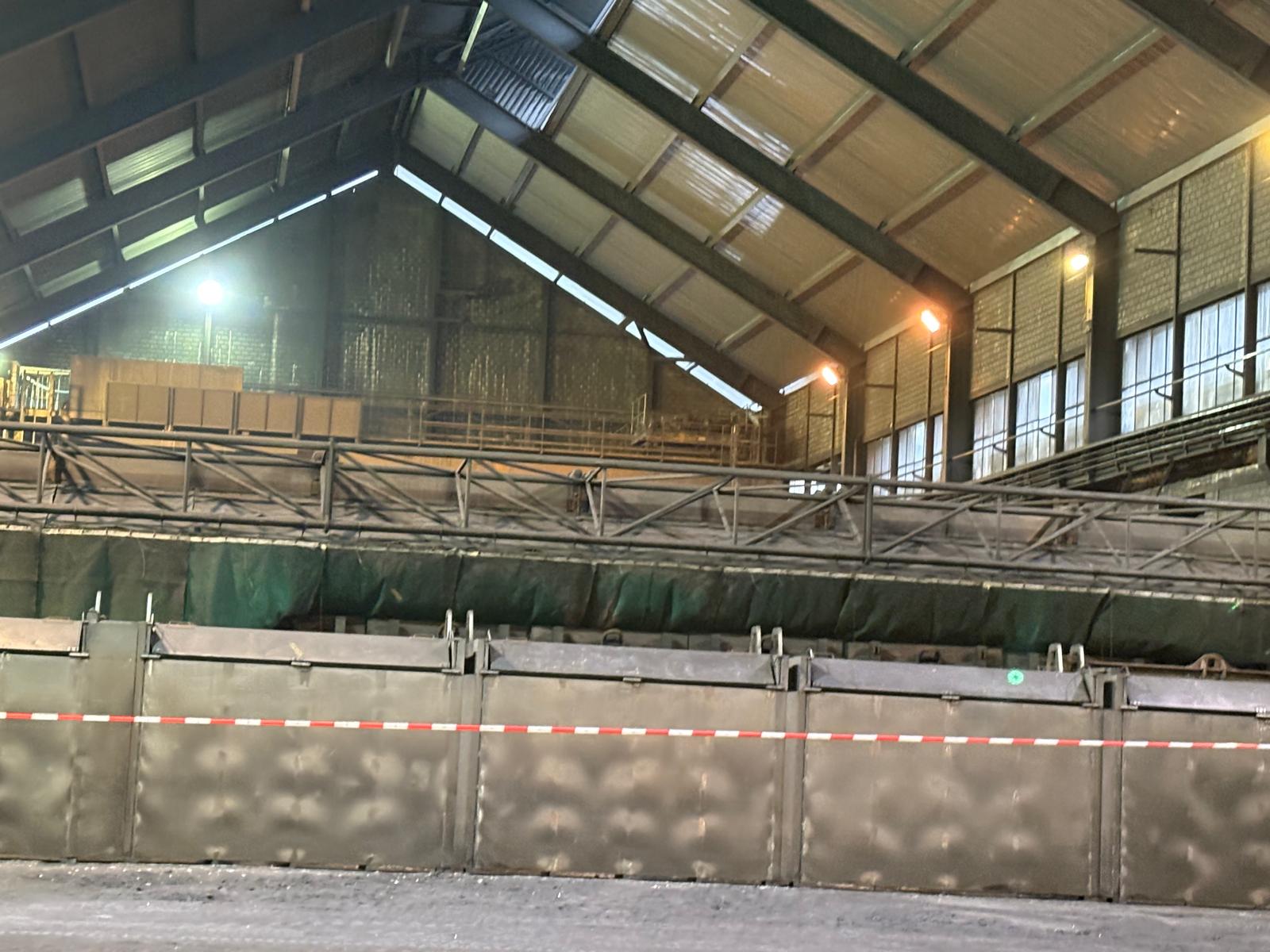 Verniciatura speciale travi copertura